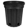 HC Dillen Elite 2000 Nursery Pot, Blow Molded, Trade 5 Gallon, Black, 50 per Bundle, 48 Bundles per Pallet, 11.87in x 11.00in, 3.90Gal, 5Gallon