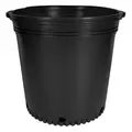 HC Dillen Whiteridge 7 Gal 4 Handle Nursery Pot, Blow Molded, Trade 7 Gallon, Black, 28 per Bundle, 36 Bundles per Pallet, 13.75in x 12.00in, 6.49Gal, 7Gallon