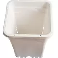 HDF Sqr White Pot 12" Tall