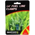 Maxpower 1/4" Fuel Line Clamp 2pk