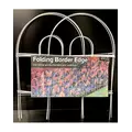 Oregon Wire Folding Border Edging-18" X 10', White