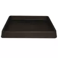 Tusco 12" Square Saucer Planter Tray Espresso
