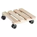 Wagner WPC Small Square Wooden Pallet Plant Caddy