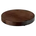 Wagner WPC Round Plant Caddy No Show Casters Brown