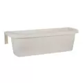 Apollo 24" Rattan Adjustable Rail Planter White
