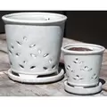 Verandah 7.5" Wsp Hilo Orchid Pot
