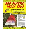 Pest Wizard Plastic Multi-Use Delta Trap with 2 Liners