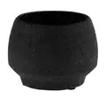 SSI 2" Stoneware Tapered Pot Charcoal