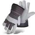BOSS Large Striped Split Leather Palm