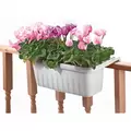 Apollo 20" Adjustable Railing Planter White
