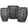 Braun Round Honeycomb Black