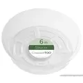 Crescent 6" Saucer Clear