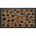 DHTG 24"x36" Ivy Design Rubber Backed Coir Outdoor Doormat