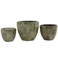 MCarr 3PC Liconfiber Bark Pltr Set Taupe Bark