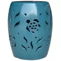 MCarr 19" Tall Sea Turtle Stool Peacock