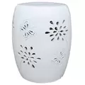 MCarr 19" Tall Butterfly Stool White
