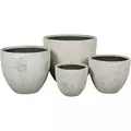 MCarr 16pc Oyster Concrete Planter Pallet Antique White