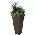 Algreen 24" Square Brown Marble