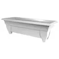 DCN 27" Rectangle Azura Patio Planter Light Grey