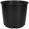 HC PROCAL Dillen Trade 05.00 Gallon Squat Nursery Pot, Injection Molded, Black, 30 per Bundle, 32 Bundles per Pallet, 12.50in x 9.00in, 3.75Gl, 5Gallon