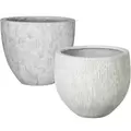MCarr 22pc Ficonstone Round Planter Pallet Ash Gray