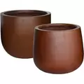MCarr 24pc Light Fiber Planter Pallet Antique Rust