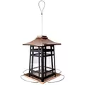 Natures Way Metal Gazebo Bird Feeder Copper Arches 3.3qt