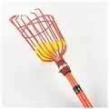 Organic Tool 104" Long Fruit Picker with 12" Basket & Telescopic Handle