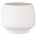 SSI 4" Stoneware Tapered Pot White