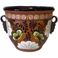 Talavera 12" Bella Especial Dolares Pot Barro