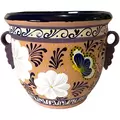Talavera 12" Bella Especial Dolares Pot Natural