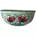 Talavera 12" Bella Especial Color Bowl Teal