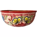 Talavera 12" Bella Especial Color Bowl Red