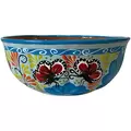 Talavera 12" Bella Especial Color Bowl Lite Blue
