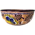 Talavera 12" Bella Especial Color Bowl Natural