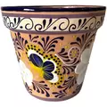 Talavera 9" Bella Especial Flower Pot Natural