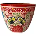 Talavera 14.5" Bella Especial Egg Red