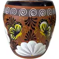 Talavera 7"Hx9"W Bella Especial Ovalo Pot Barro