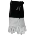 BGC Thorn-Pro Goatskin Gauntlet X-Large White with Black Cuff