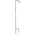 AGW 5/8" Heavy Duty 90" Tall Single Shepherd Hook Black