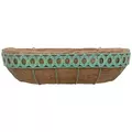 Austram 30" Queen Anne Trough Planter Green