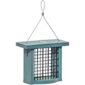 Birds Choice Single Suet Feeder Recycled Plastic Lake Blue