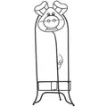 Deer Park Pig Planter Black