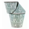 Deer Park Round Palmetto Planters Set of 3