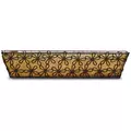 Deer Park Multi-Daisy Window Box w/ Coco Liner Large Black