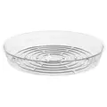 Panacea 12" diam Clear Plastic Saucer