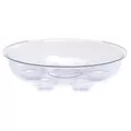 Panacea 6" diam Clear Heavy Duty Saucer