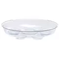 Panacea 8" D Clear Heavy Duty Saucer