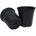 TO Plastics RP-490 Quart Round Pot, Black, 600 Per Case, 24 Cases Per Pallet, 4.90in D x 4.90in H, 1.0 Quart