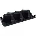 TO Plastics RPT-490-SA-8 Tray, Holds 8 RP-490 Pots, Black, 50 Per Case, 36 Cases Per Pallet, 20.00in L x 10.00in W x 5.08in H